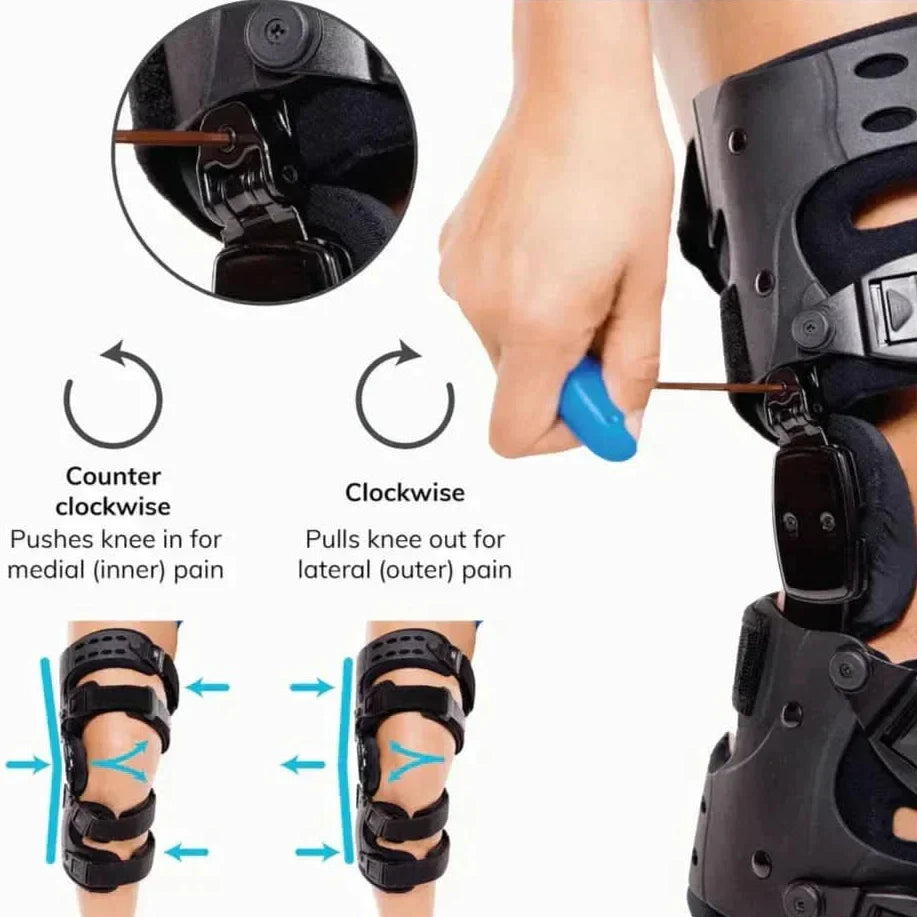 Athlete wearing Kneielease knee support during exercise, enhancing stability & preventing injury with compression.