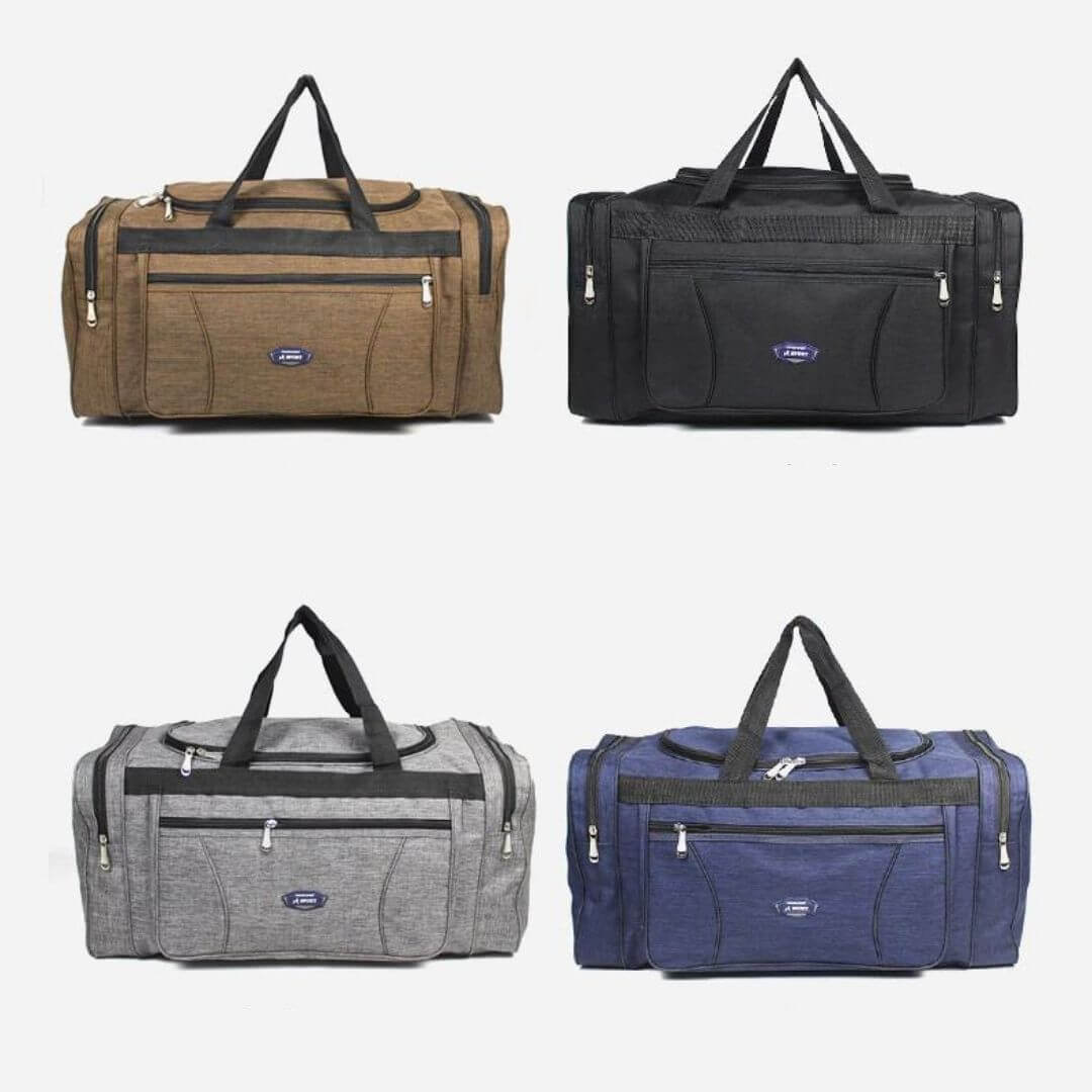 Large waterproof travel duffle bag for unisex use, perfect as a versatile carry-on, gym, or weekend luggage.