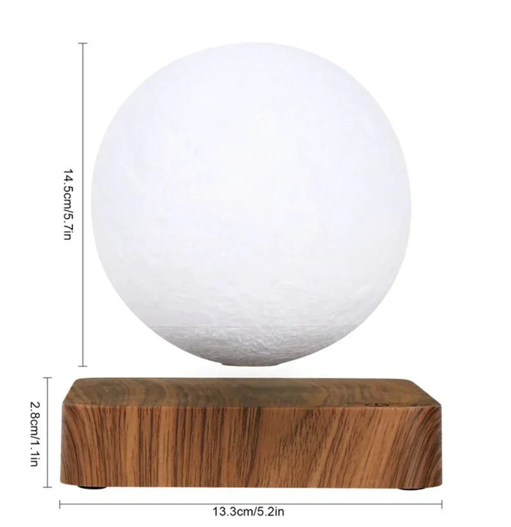 Unique levitating moon lamp, a stunning floating LED light for modern decor, perfect as an enchanting gift.