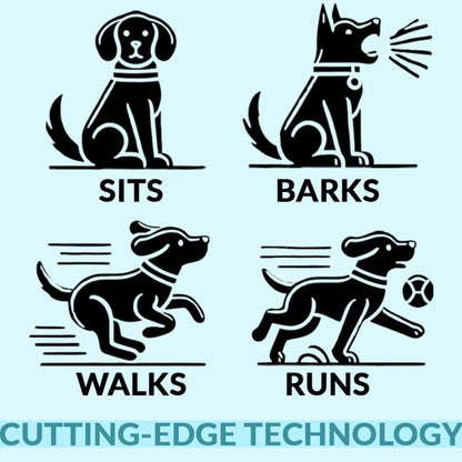 Interactive electronic pet, a lifelike robotic puppy with smart responses, offering companionship for kids & adults.