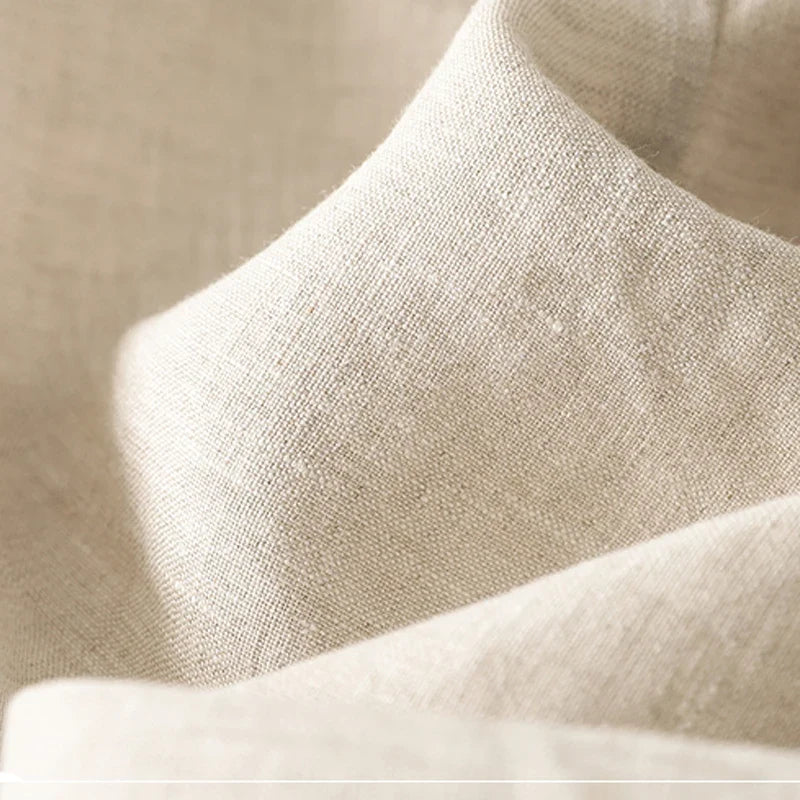 Stylish button-front women's vest. Lightweight cotton-linen blend ensures a breathable, comfortable summer top.