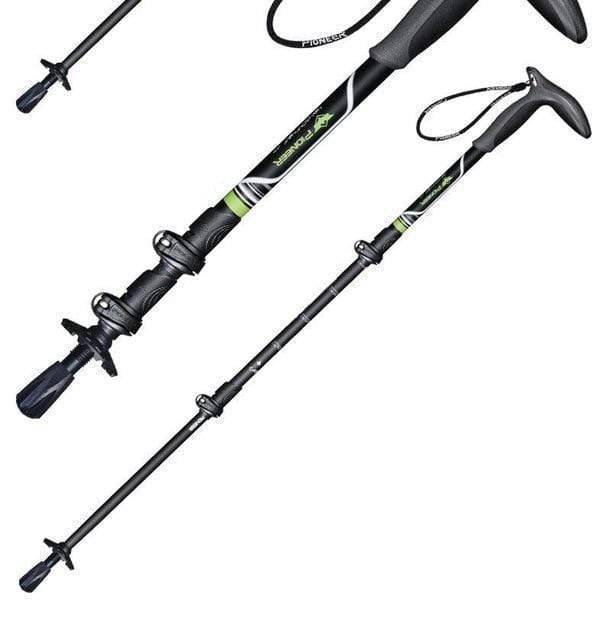 Unisex outdoor equipment: carbon fiber walking sticks designed for rugged terrain