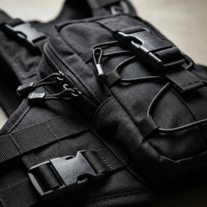 Comfortable unisex lightweight trail running vest. Hydration pack & storage for essentials on long runs & hikes.