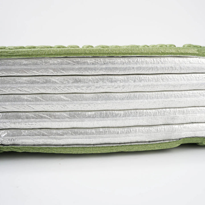 Camping sleeping pad with thermal insulation, perfect for comfortable nights during hiking & travel