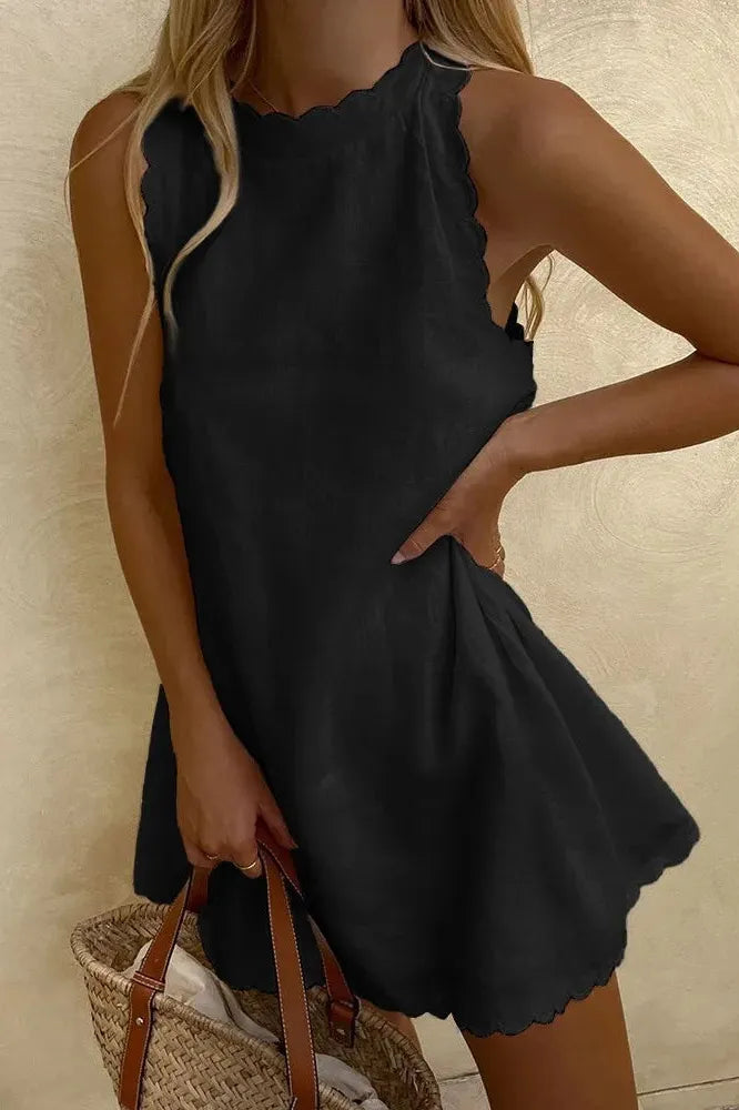 Lily Women's Chic Tailored Mini Dress, elegant party wear for a modern look.