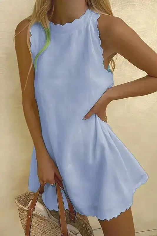 Versatile tailored mini dress for women, chic design perfect for day wear or elegant parties.