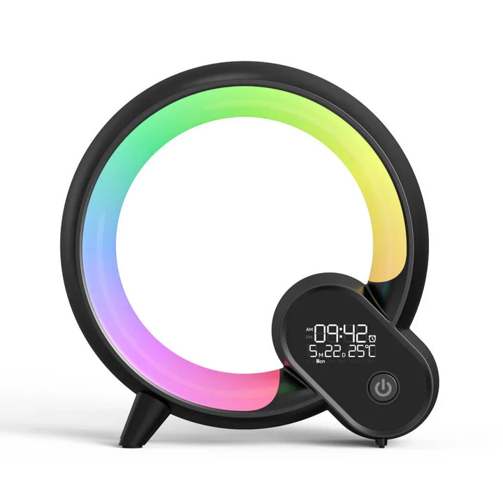 Liora smart night light, a multifunctional sleep aid that combines white noise, gentle LED light, & color changes.