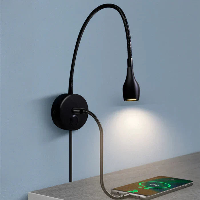 LumaWave wireless wall lamp provides warm ambient LED lighting, perfect for modern home decor & mood.