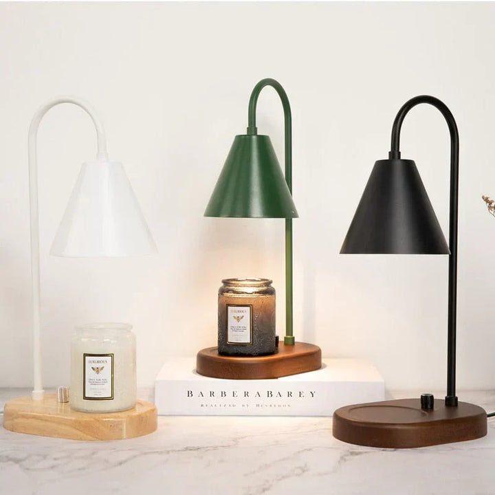 Stylish LumiFlare candle warmer lamp, a perfect housewarming gift for modern home decor.