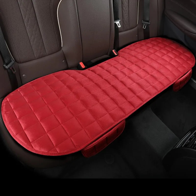 Soft velvet car backseat cushion for superior comfort & pressure relief in any vehicle.