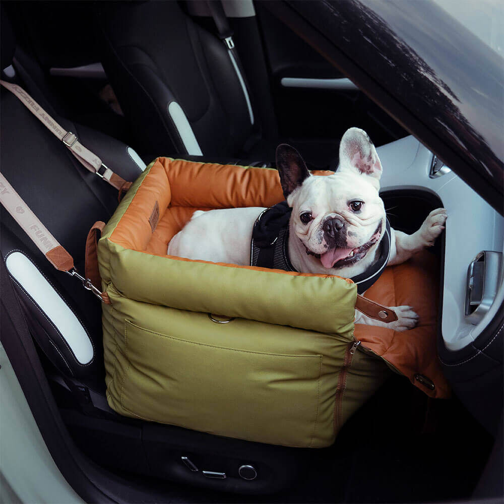 PawLuxury dog car seat, ideal for small to medium canine comfort.