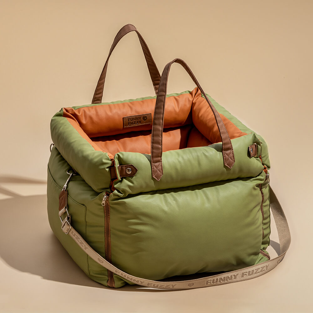 Comfortable and secure pet booster seat for all car travel.