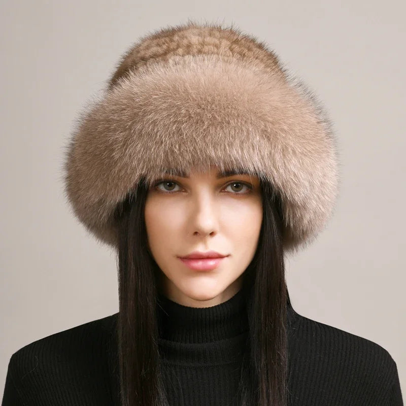 Cozy & elegant women's premium insulated winter hat. Perfect for fall & winter fashion accessory.
