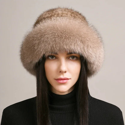 Cozy & elegant women's premium insulated winter hat. Perfect for fall & winter fashion accessory.