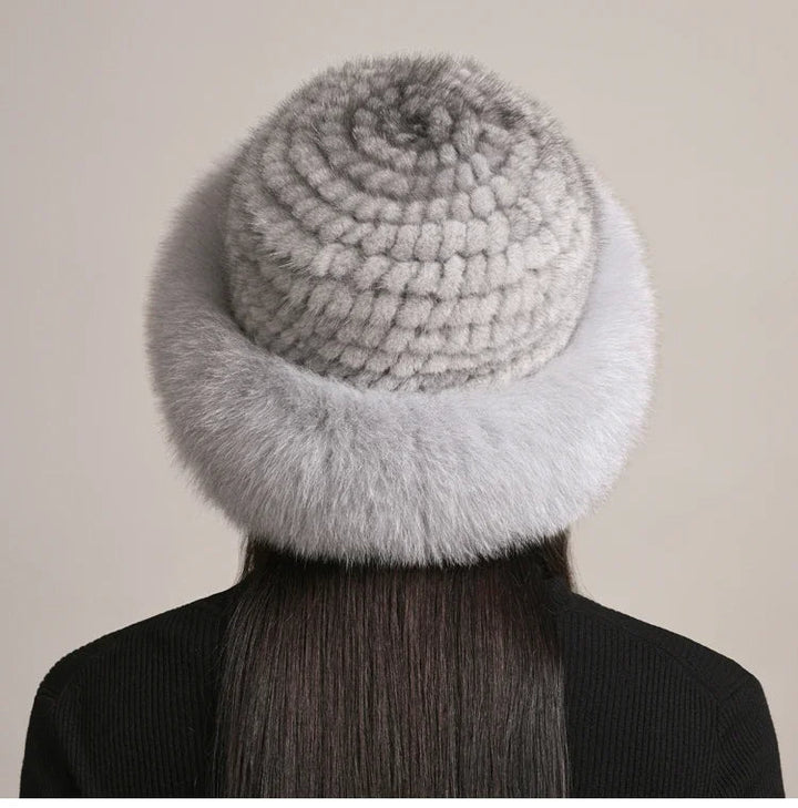 Premium insulated women's winter hat. Luxurious, warm & elegant for fall/winter fashion. Cozy style.