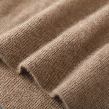 Classic men's 100% cashmere crewneck. Soft, luxurious Italian knit sweater offering exceptional comfort and style.