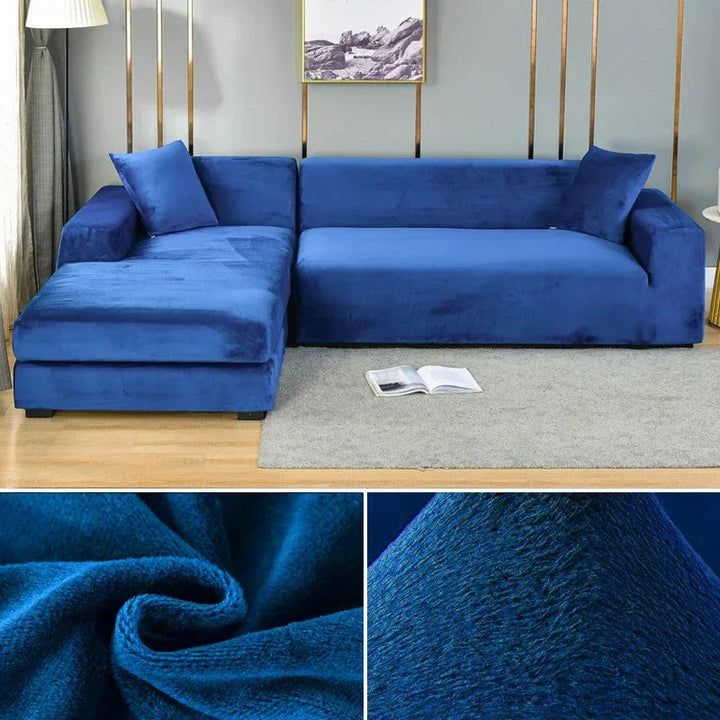Sofina luxurious stretch velvet cover, ultimate comfort & protection for your sofa.
