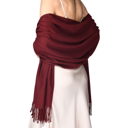 Luxurious Women's Pashmina Scarf: Soft, elegant, versatile fashion wrap. Perfect winter accessory or gift.