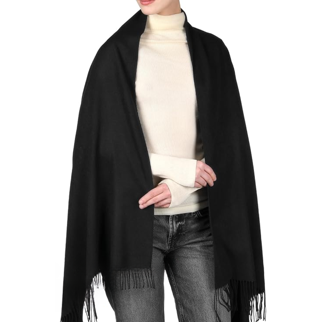 Trendy Eleanor Pashmina Scarf: Luxurious, soft women's wrap. Elegant & versatile fashion accessory for any season.