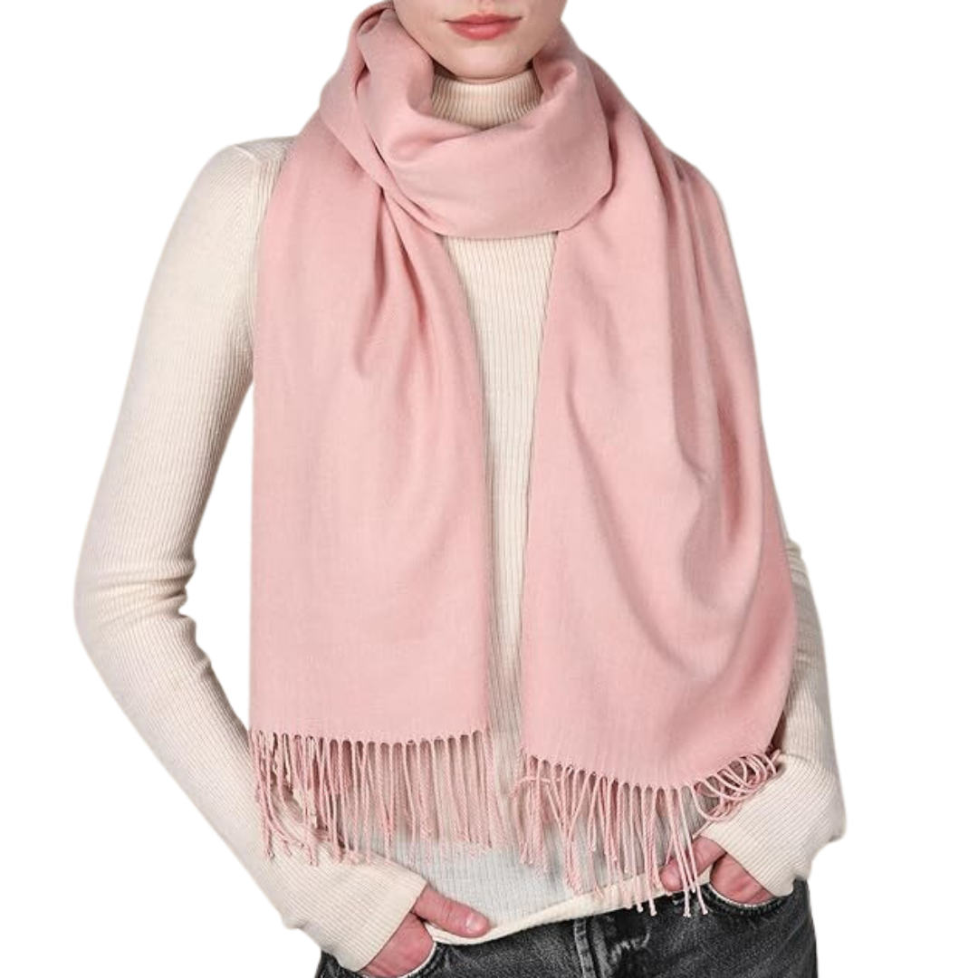 High-Quality Pashmina Scarf: Soft, luxurious women's wrap with elegant design. Ideal winter fashion accessory.