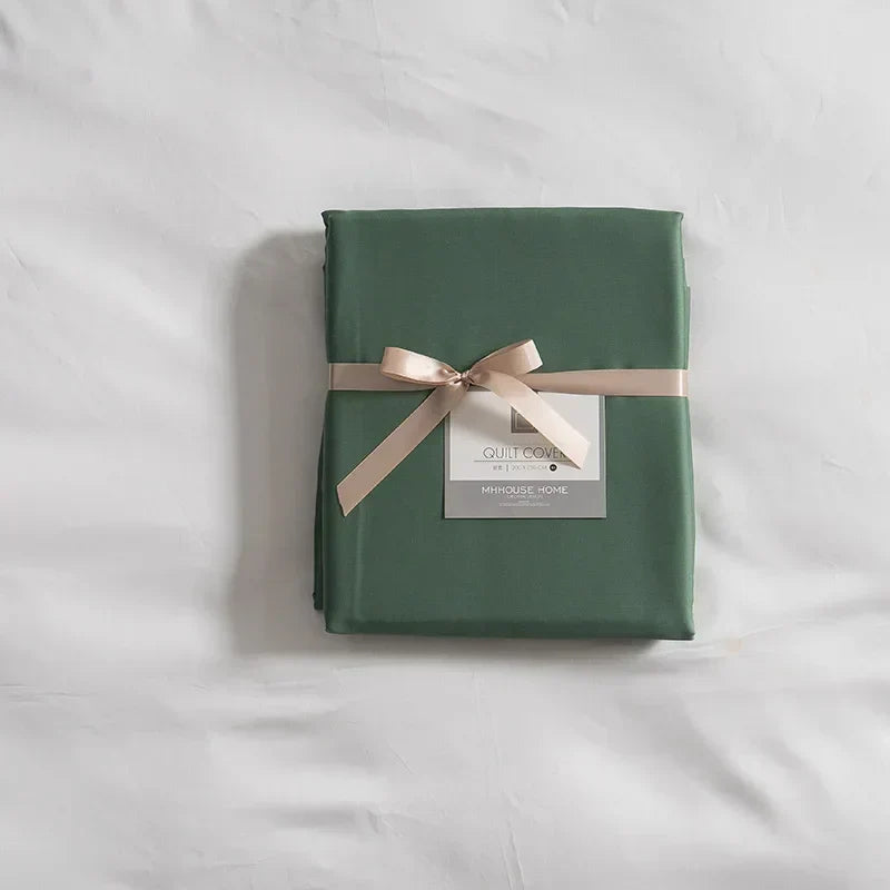 Indulge in luxury with this natural silk duvet cover. Elegant bedding for ultimate bedroom comfort & style.