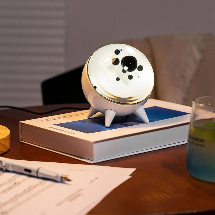 Sleek MagnePulse music-reactive ferrofluid panel, perfect for an immersive visual experience.