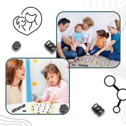 Indoor fun with magnetic chess. Strategic board game for family challenges, kids & adults. Portable party game.