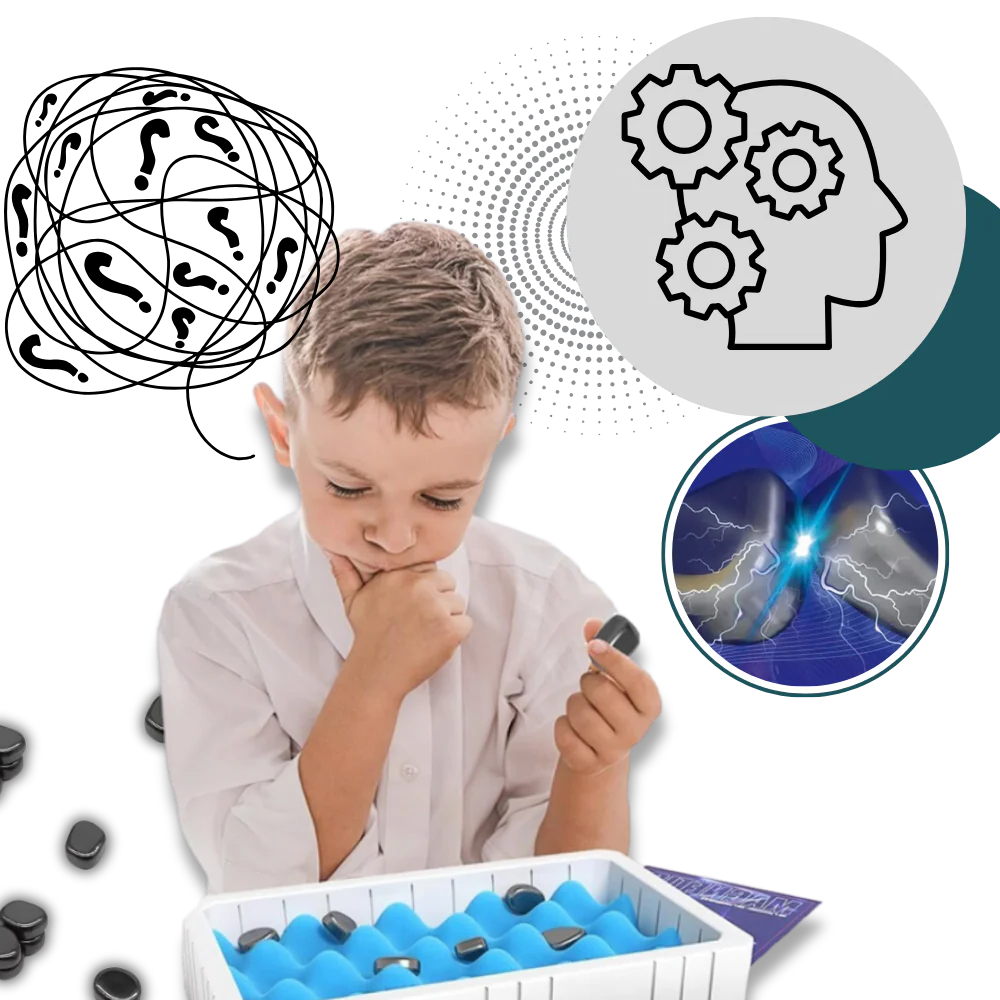 Compact magnetic chess set with sturdy pieces & board. A portable strategy game for family, travel & kids.