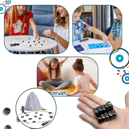 Fun magnetic chess game for kids & adults. Educational strategy board game, portable for travel & family challenges.
