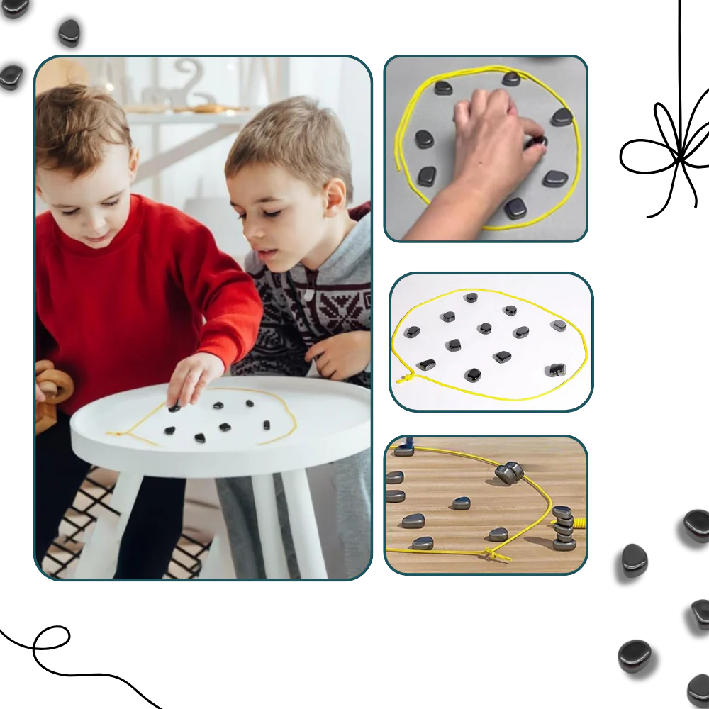 Engaging magnetic chess for party game nights. Portable strategy fun for family, kids & adults. Brain teaser challenge.