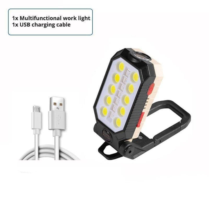 Magnetic COB LED Work Light with Power Bank Function
