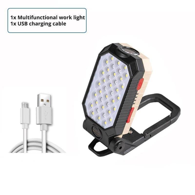 Magnetic COB LED Work Light with Power Bank Function