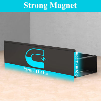Efficient magnetic spice rack (4 pack) for modern kitchen decor and streamlined spice storage.
