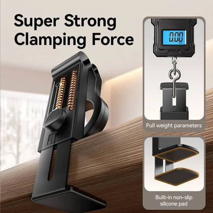 Compact magnetic phone mount for iPhone, designed for travel and easy car installation, ensuring stability on bumpy roads