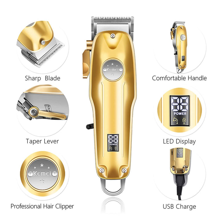 Versatile 3-in-1 body groomer, beard, and hair trimmer for men. Ideal for travel with its cordless design.