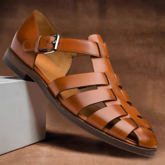 Men's adjustable comfort sandals with buckle straps, ideal for all-day wear & walking.