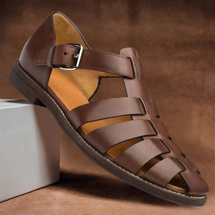 Durable men's adjustable open-toe sandals, designed for ultimate comfort & summer wear.