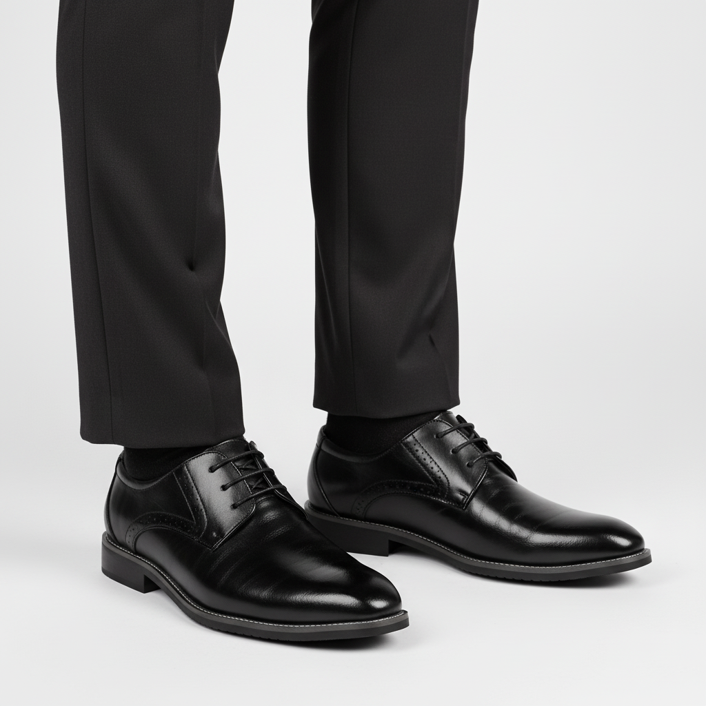Premium leather Adrian men's formal shoes. All-day comfort dress footwear for office wear & special events.