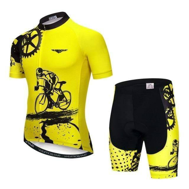 Close-up of the Aero Pro Cycling Jersey's zippered front, showcasing premium athletic wear