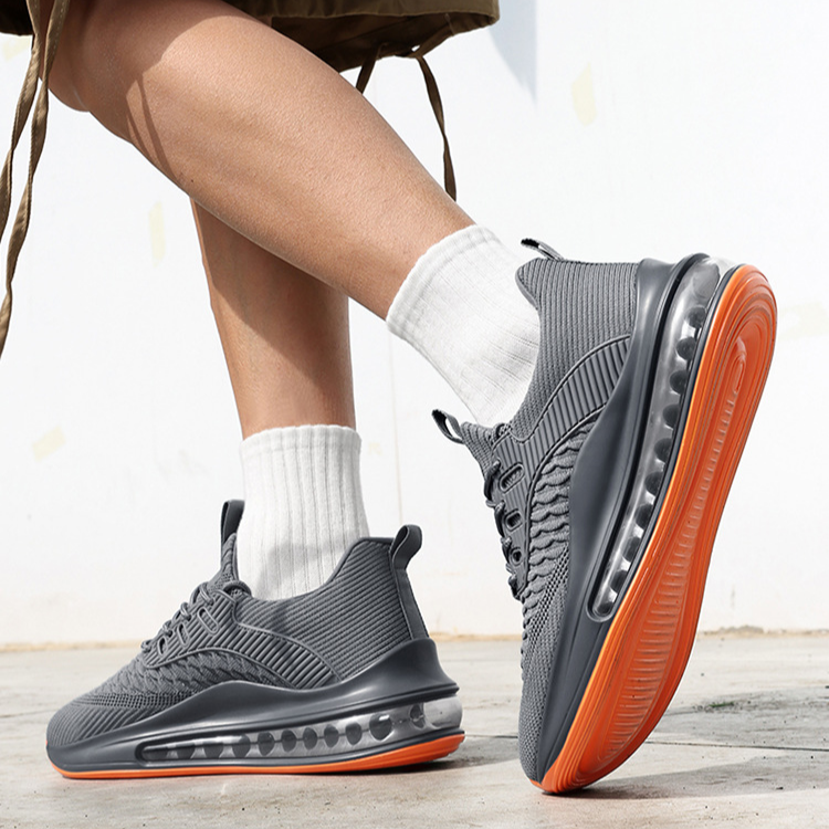Collection of Men's Airvault Max running sneakers in black, white, and gray, performance athletic shoes.
