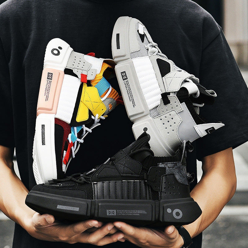 Stylish men's AirWave sneakers for streetwear & skater fashion, providing ultimate comfort & support.