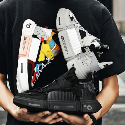 Stylish men's AirWave sneakers for streetwear & skater fashion, providing ultimate comfort & support.