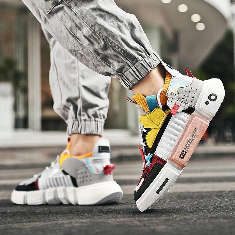 Durable men's skater shoes, AirWave design, perfect for streetwear fashion & urban lifestyle activities.