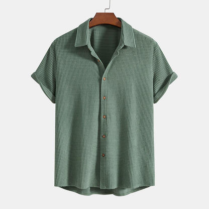 New arrivals: Men's Algarve waffle loungewear set, ideal spring/summer casual wear.