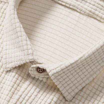 The Algarve men's waffle loungewear set, a soft, breathable and comfortable choice for home and casual activities.