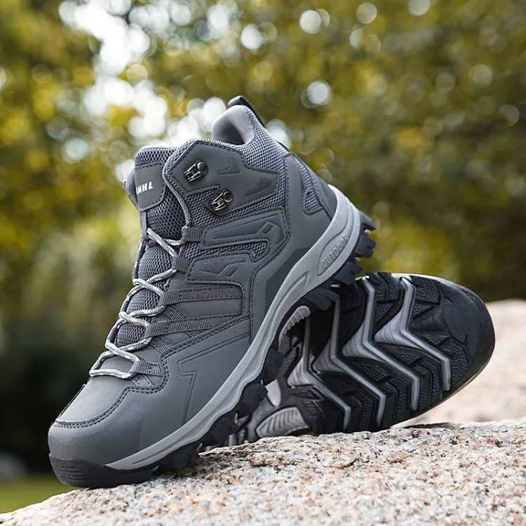 High-performance men's hiking footwear with ankle support, perfect for adventurous outdoor expeditions