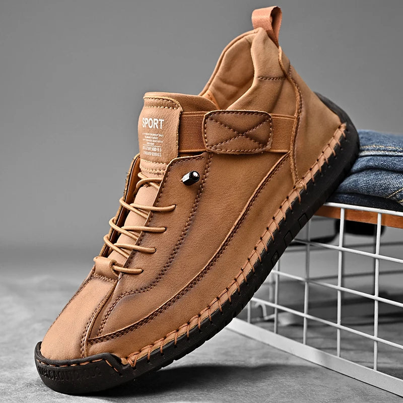 Men's all-terrain sneakers, durable for rugged outdoor trails & adventures.