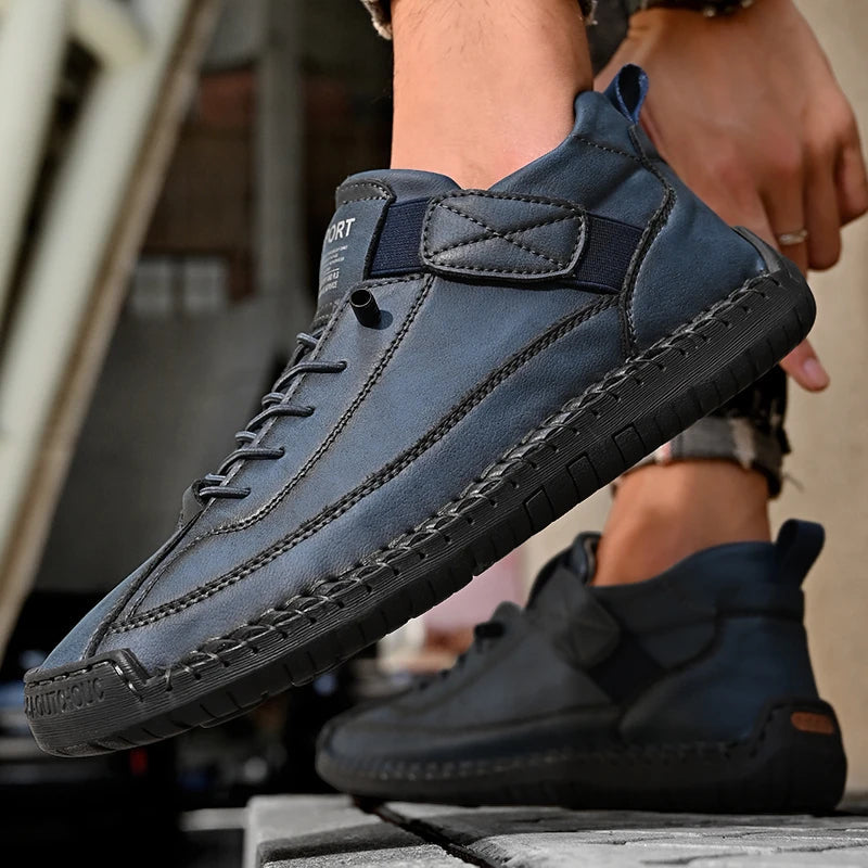 Non-slip men's all-terrain athletic shoes, providing durable grip & support.