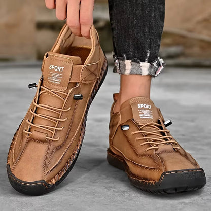 Comfortable men's all-terrain walking shoes with memory foam for support.