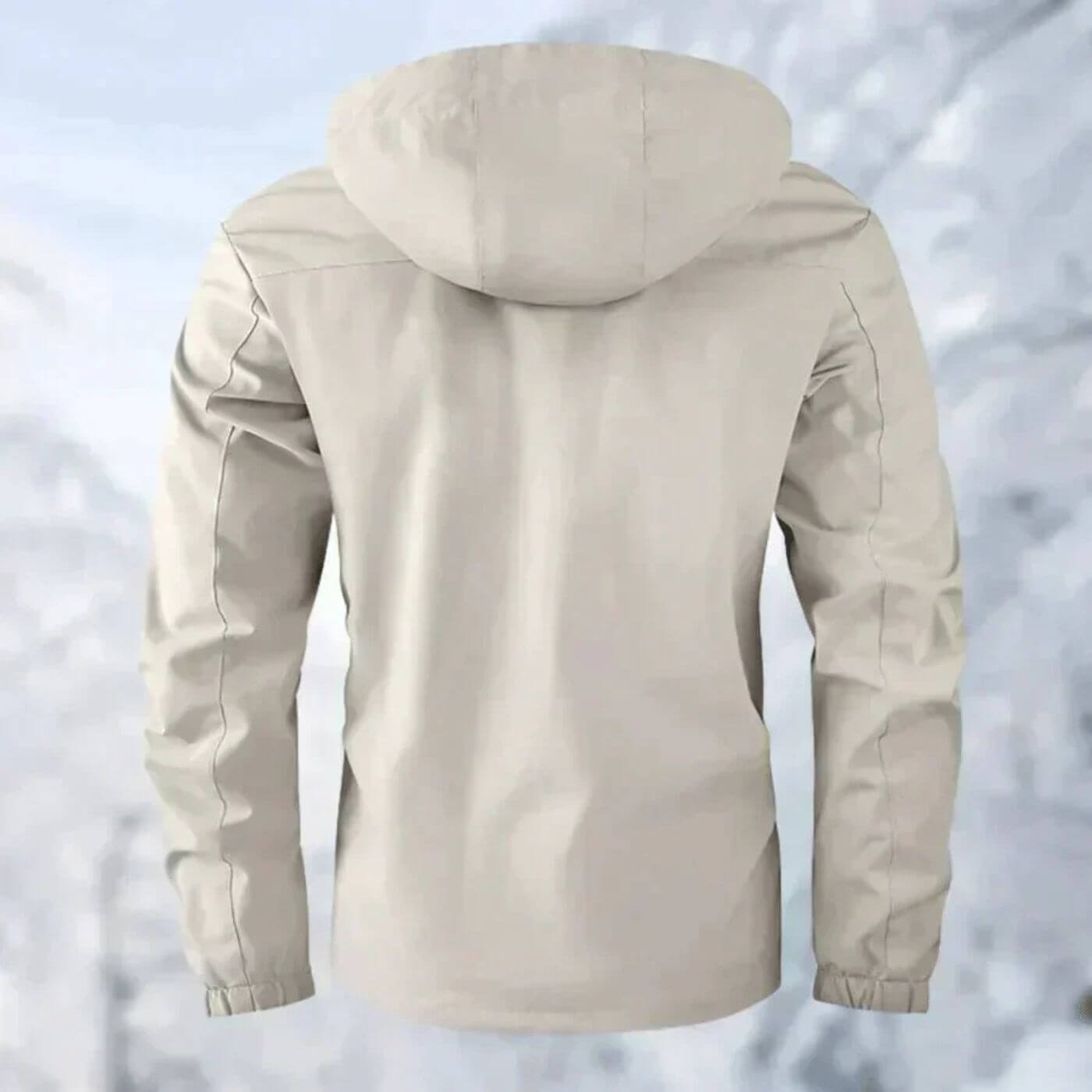 Windproof & waterproof men's rain jacket, durable outerwear for ultimate protection in any weather.